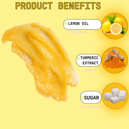 Turmeric Lemon Exfoliating Sugar Scrub
