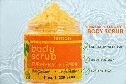 Turmeric Lemon Exfoliating Sugar Scrub
