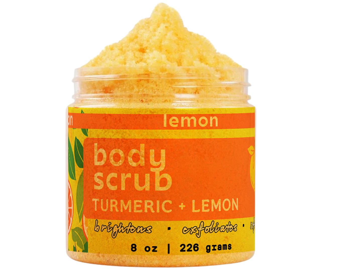 Turmeric Lemon Exfoliating Sugar Scrub